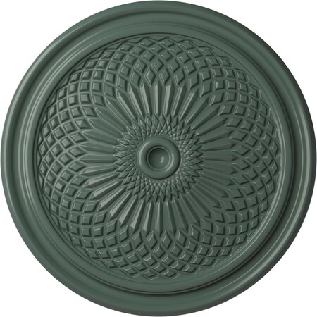 Trinity Ceiling Medallion (Fits Canopies Up To 3), Hand-Painted Cloud Burst, 22OD X 1 3/4P